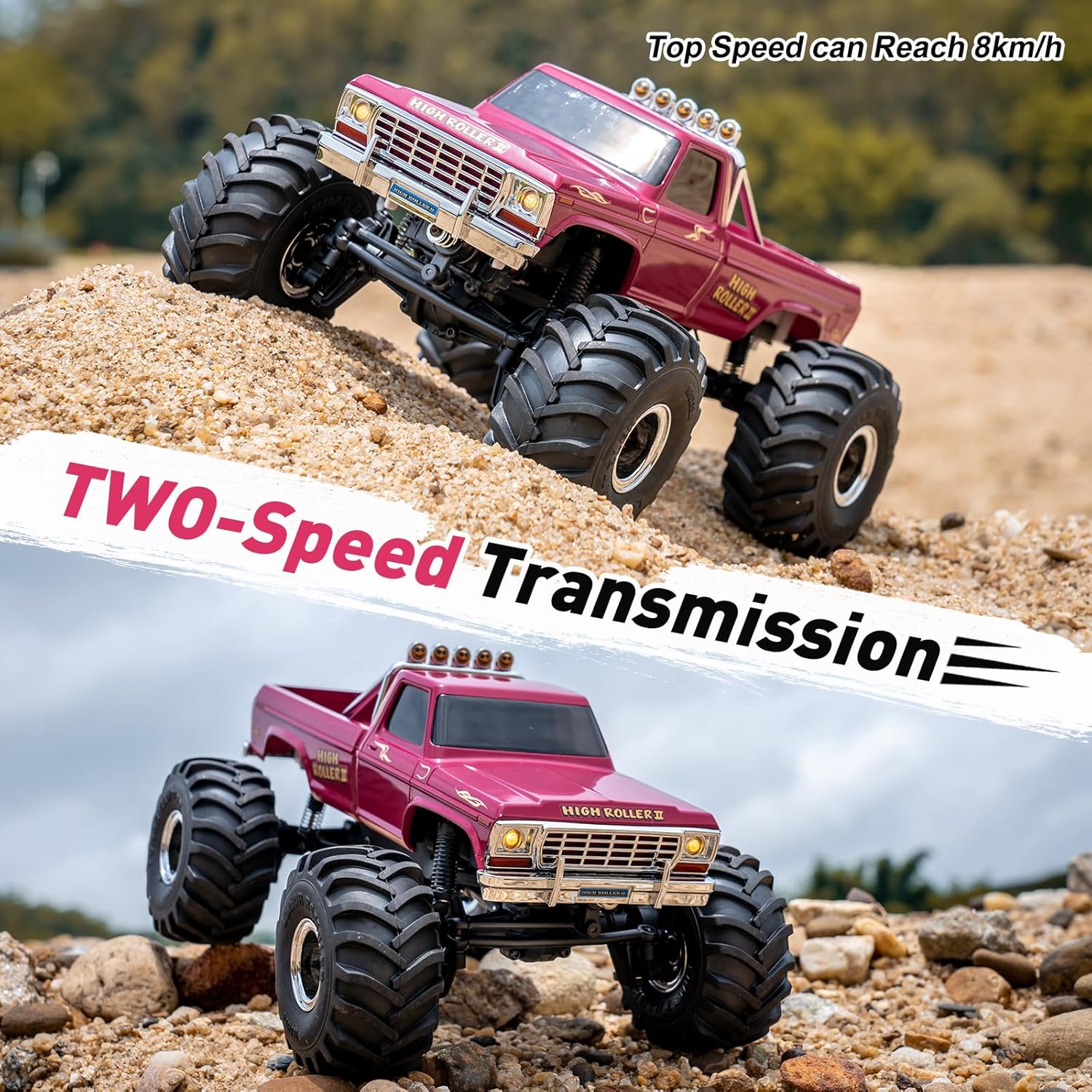 FMS 1/24スマッシャー V2 モンスタートラック V2 FCX24 RTR 4WD 2.4GHz